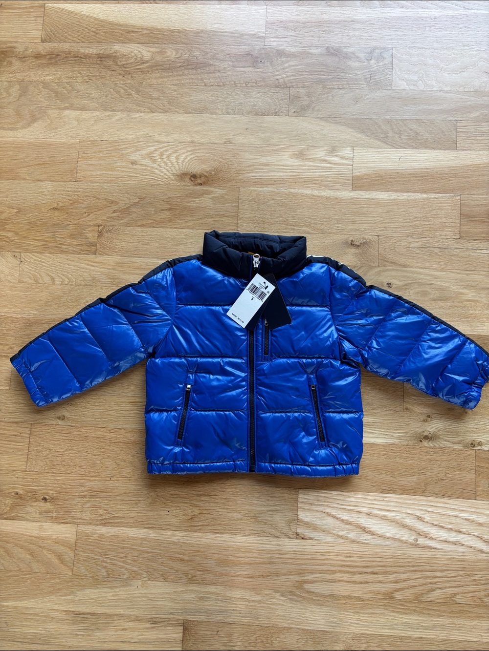 NWT Polo Ralph Lauren Classic Blue Boys Size 3 Down Puffer Winter Coat